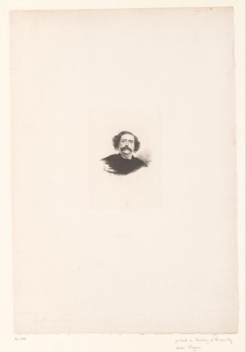 Portrait of Barbey d'Aurevilly