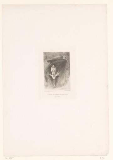 Seated Nude Woman with the Shadow of Don Juan Behind Her