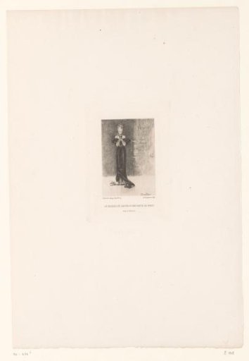 Woman Standing on a Child