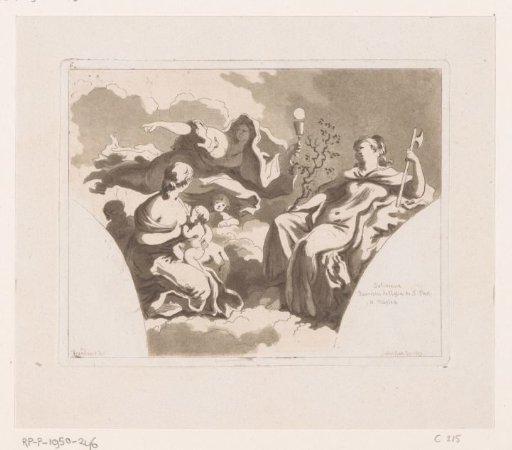 Mary with Child and Two Female Saints