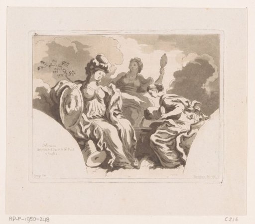 Minerva Accompanied by Two Women