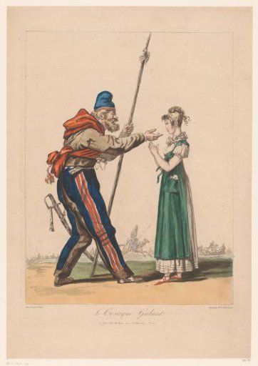 Girl with a Cossack