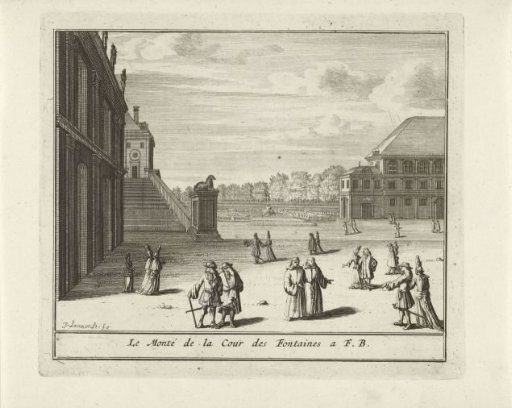 Cour de la Fontaine of the Palace of Fontainebleau