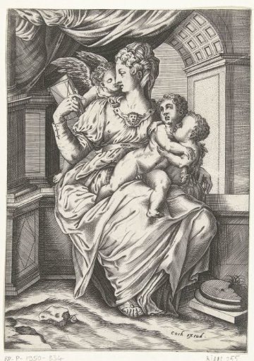 Mary with the Child, John the Baptist, and an angel
