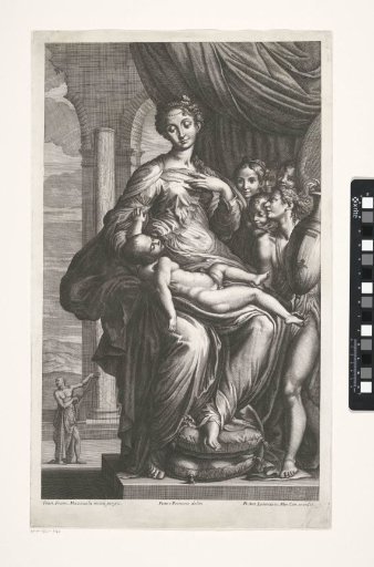 Mary with Child and angels