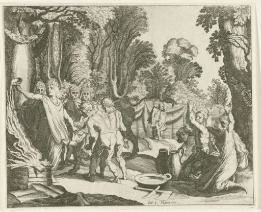 Germanic sacrificial scene