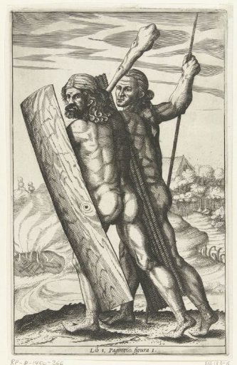 Two German Warriors, Figure I
