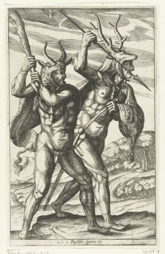 Two German Warriors, Figure III