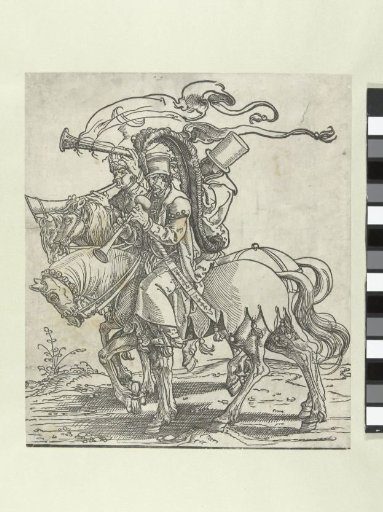 Three Trumpeters on Horseback