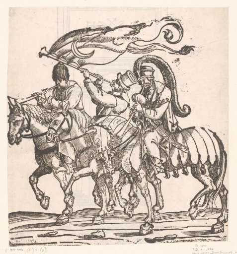 Three Turkish Musicians on Horseback