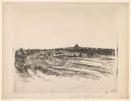 Landscape in a storm