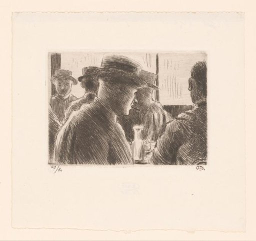 Men in a café