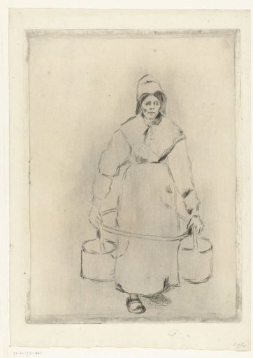 Peasant Woman with Milk Pails