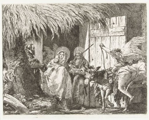 Joseph and Mary Ask for Shelter