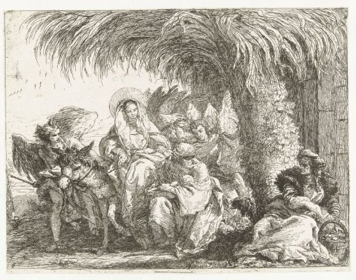 The Holy Family Under a Palm Tree