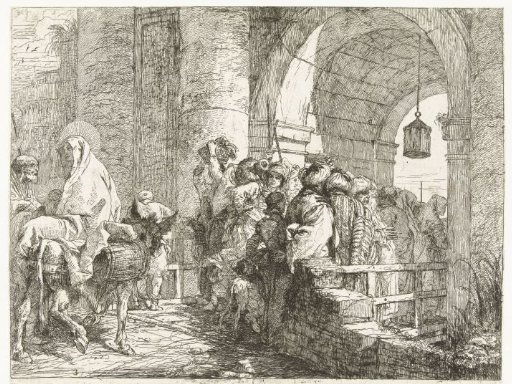 The Holy Family Arriving at a City Gate