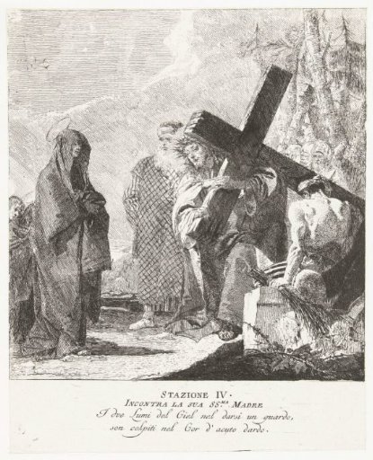 Christ Meets His Mother During the Carrying of the Cross