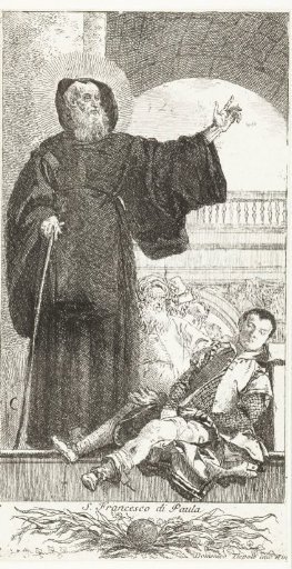 Saint Francis of Paola Healing a Man Possessed by a Devil