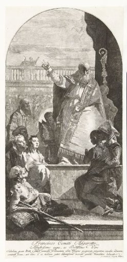 Saint Patrick heals a cripple