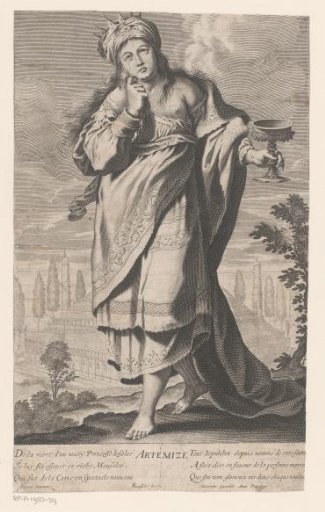 Artemisia II at the Mausoleum of Halicarnassus