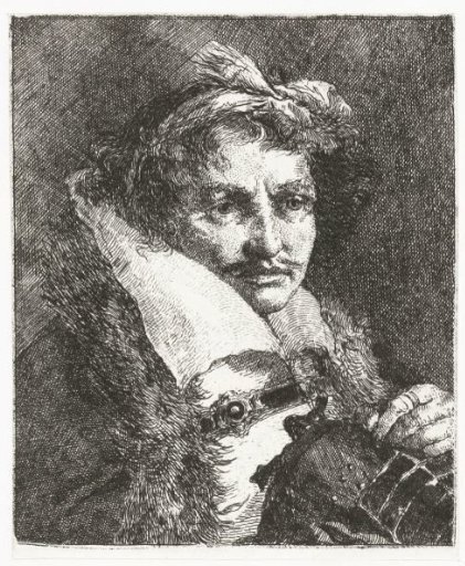 Man with Mustache and Helmet