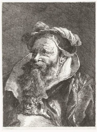 Man with Satyr Head on Buckle