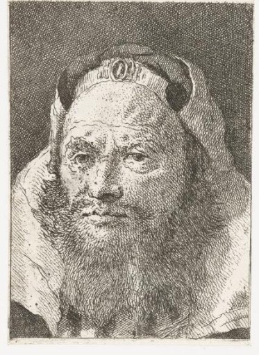Man with Cap with Ornament
