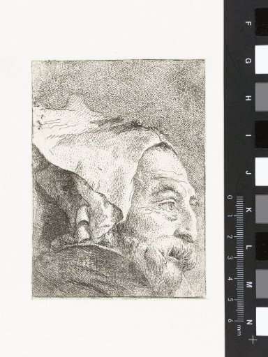 Man with Cap with Turned-Up Brim