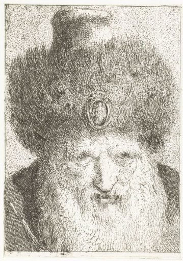Turkish man with fur cap
