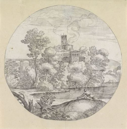 Landscape with a Crawling Man
