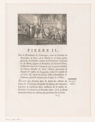 Wedding Ceremony of Peter II of Bourbon