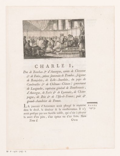 Reception of Charles I, Duke of Bourbon
