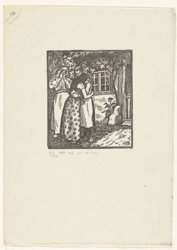 Ruth and Naomi Embrace Each Other