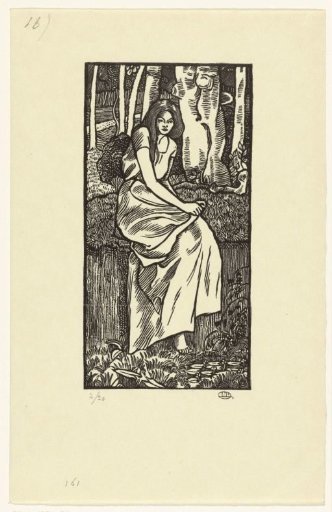 Woman in a Forest