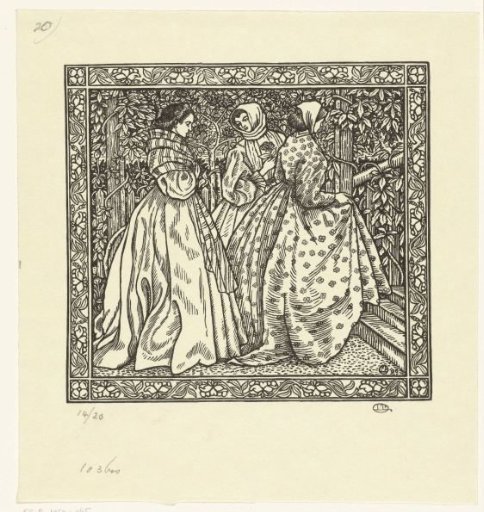 Three Women in a Garden