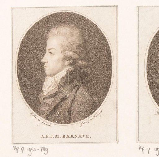 Portrait of Antoine Pierre Joseph Marie Barnave