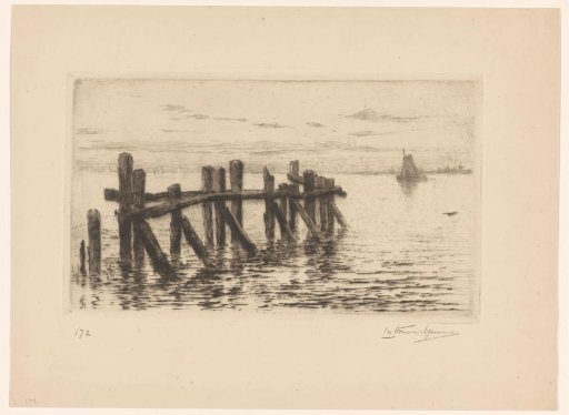 Stake jetty in the IJ