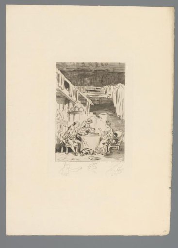 Reproduction of a Print after a Drawing of Clitie and Federic