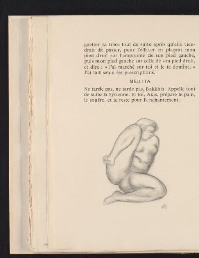 Reclining nude woman with legs spread