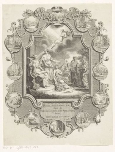Allegorical Representation with Poetry, Truth, Theophilus, and Luke the Evangelist