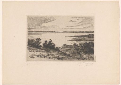 View of a Lake near Bergen op Zoom