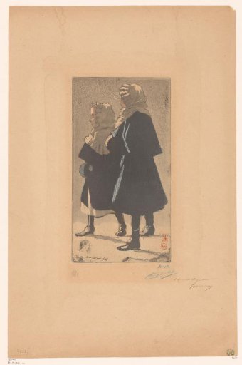 Two Girls in Winter Clothing