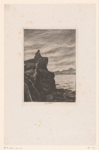 Exiled Victor Hugo Looking Out to Sea