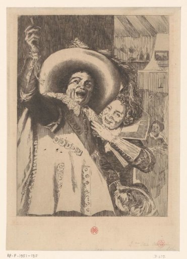 Young man and woman in an inn