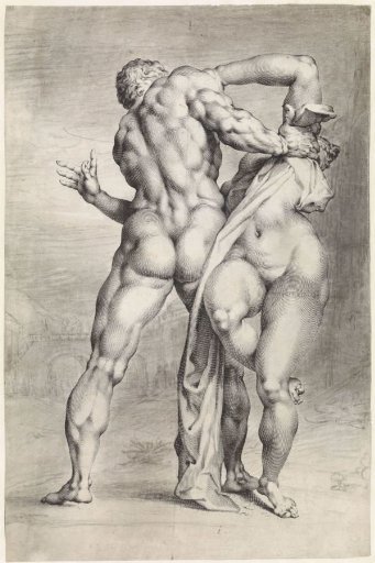 Rape of a Sabine Woman, Rear View