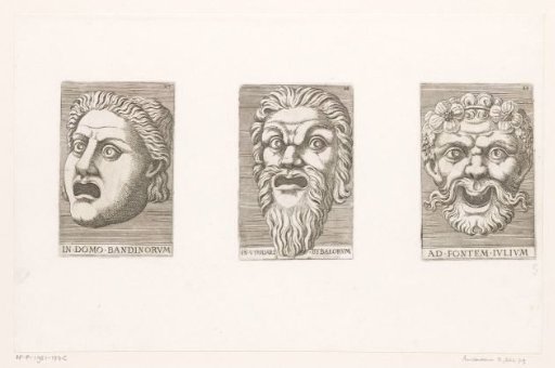 Three Antique Masks