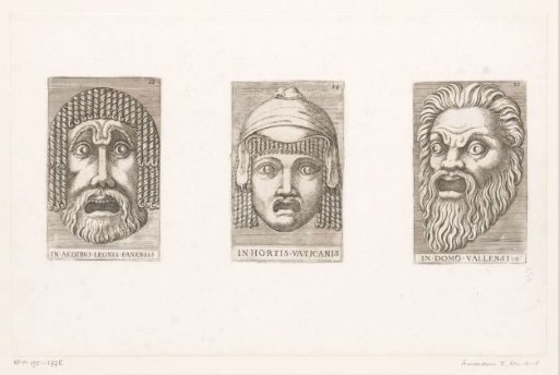 Three Antique Masks