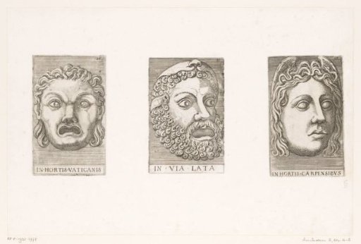 Three Antique Masks