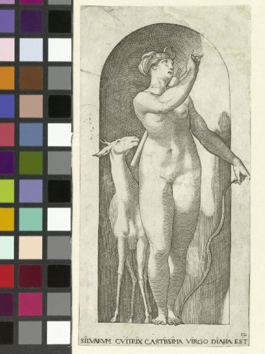 Diana with Quiver, Bow and Deer