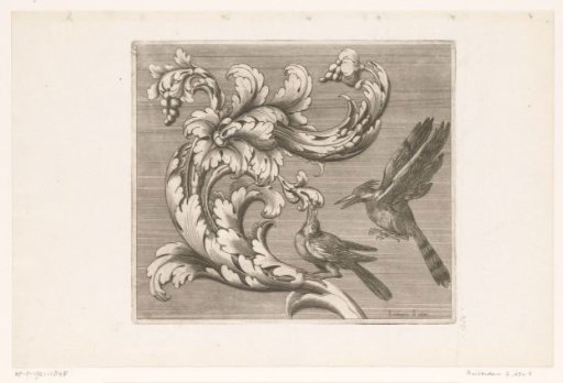 Acanthus Motif with Two Birds